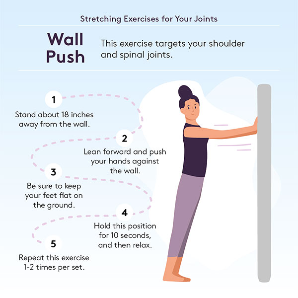 stretching-wall-push Wall push stretch for shoulder mobility