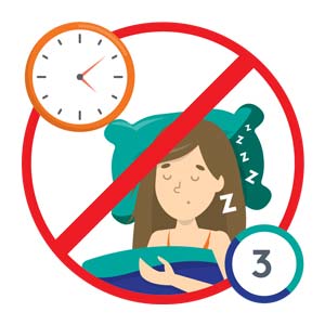 Avoiding daytime naps for better sleep
